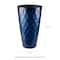 Glitzhome® 23.75" Oversized Wavy Texture Tall Plastic Planters, 2ct.